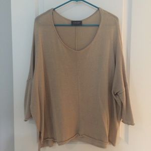 EUC Tan Wooden Ships Sweater